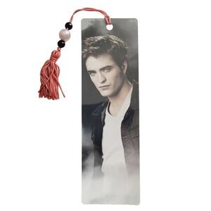 2009 Twilight Edward Cullen Bookmark, tassel beads, Summit, Robert Pattinson Y2K